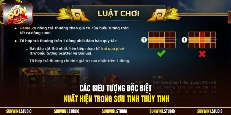 Các biểu tượng đặc biệt xuất hiện trong Sơn Tinh Thủy Tinh